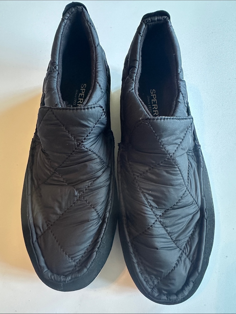 Sperry Quilted Slip-On Loafers - Black